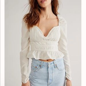 Never worn free people Chloe top
